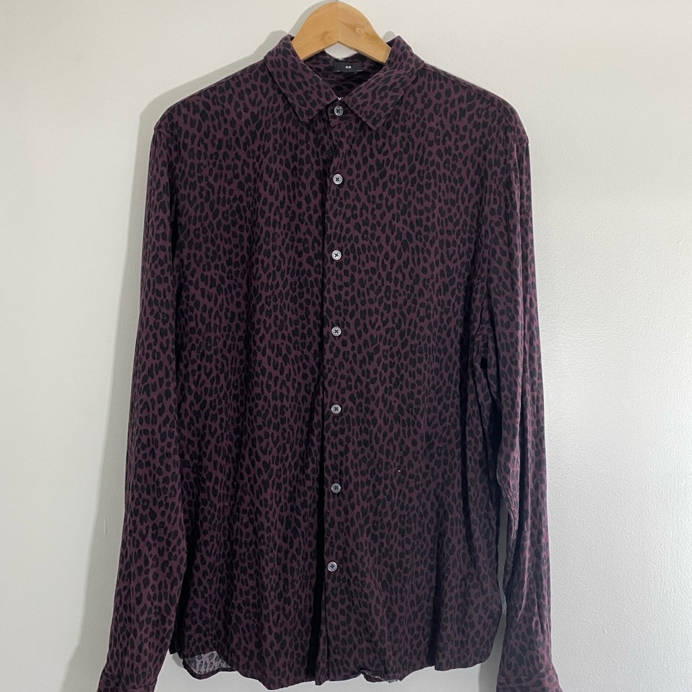 Express Men’s Animal Print Shirt